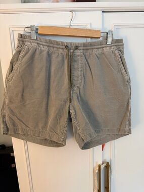 The Apres Short in Arid Eucalyptus Micro Cord